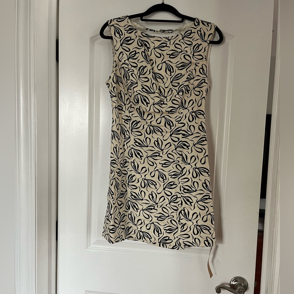 Reformation Avina Linen Dress Knot Size 8 - Picture 7 of 10